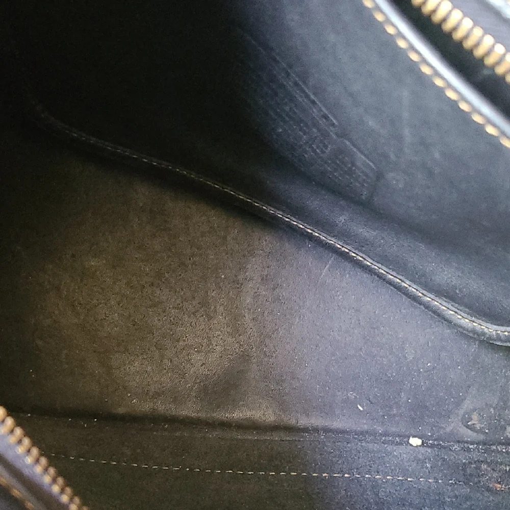 Vintage - Coach Black Satchel Structured Leather Bag - Picture 8 of 11